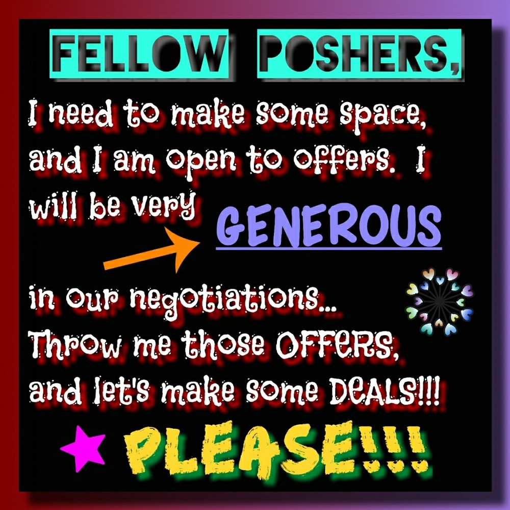 THROW ME THOSE OFFERS!!!